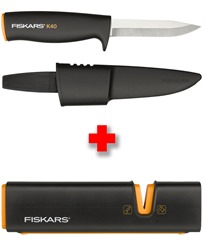 Bild zu Fiskars Universalmesser + Axt- und Messerschärfer für 12,74€ inkl. Versand (Vergleich: 17,85€)
