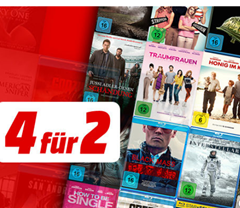 Bild zu MediaMarkt: 4 Filme zum Preis von 2 (DVDs und Blu-rays)