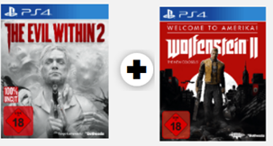 Bild zu [bis 9 Uhr] The Evil Within 2 + Wolfenstein II: Welcome to Amerika (PS4 und XBoxOne) für 88€