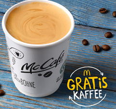 Bild zu Mc Donalds: Café small aus 100% Arabica Bohnen gratis