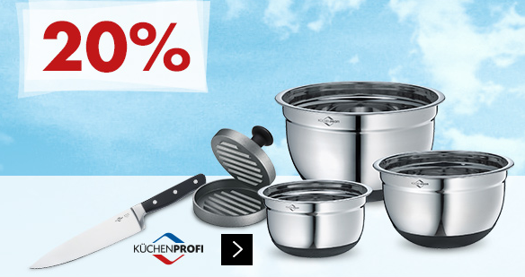 Bild zu Karstadt: 20% Rabatt auf Küchenartikel aus dem Hause KüchenProfi