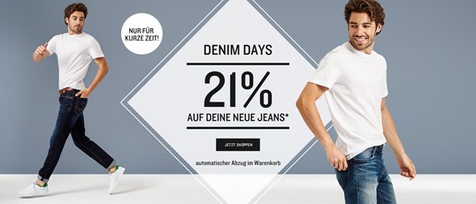 Bild zu TomTailor: 21% Extra-Rabatt auf alle Jeans