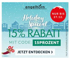 Bild zu [Top] engelhorn.de: Flash Sale mit 15% Extra-Rabatt auf fast Alles!
