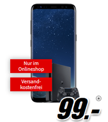 Bild zu Vodafone Tarif (1GB + Allnet Flat) inkl. Samsung S8 und PS4 (einmalig 99€) für 24,99€/Monat