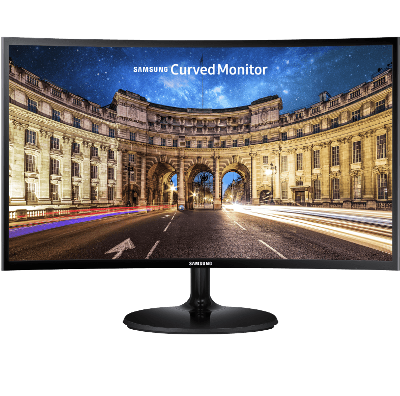 Bild zu 23,5 Zoll Full-HD LED-Monitor Samsung LC24F390FHUXEN für 139€