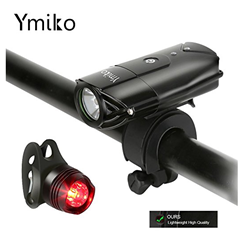 Bild zu Ymiko wiederaufladbares Fahrradlicht (Vorder- und Rücklicht) für 15,99€