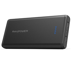 Bild zu Powerbank RAVPower 20000mAh für 19,99€ dank 8€ Gutschein