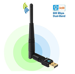 Bild zu USB WIFI Adapter (600Mbit/s Dualband) für 9,99€