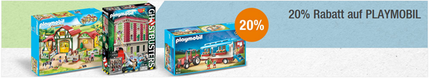 Bild zu Galeria Kaufhof: 20% Rabatt auf Playmobil