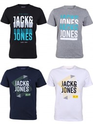 Bild zu Jeans-Direct: 4 Jack & Jones Herren T-Shirts für 23,85€ inkl. Versand