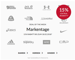 Bild zu Engelhorn Sports: 15% Rabatt auf ausgewählte Marken