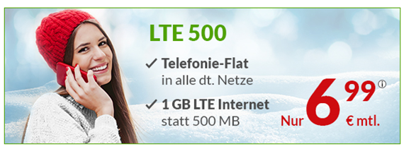 Bild zu Maxxim: monatlich kündbare Tarife mit LTE, z.B. Allnet-Flat + 1GB Daten für 6,99€/Monat