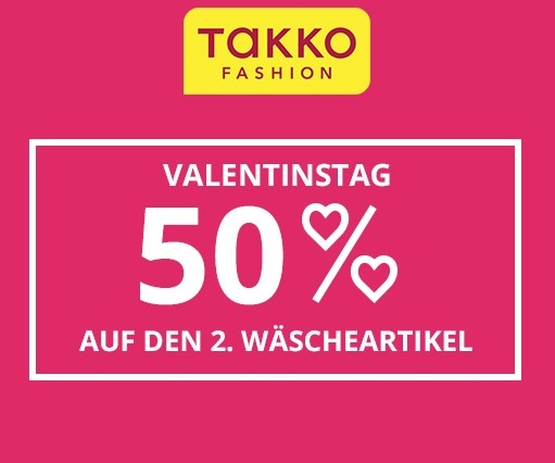 Bild zu Takko Fashion: 50% Rabatt auf das zweite Wäschestück aus der Kategorie Damen-Wäsche