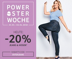 Bild zu Sheego: 20% Rabatt auf Jeans und Hosen