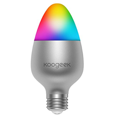 Bild zu Koogeek WiFi Smart LED Glühbirne (läuft mit Apple HomeKit) für 16,11€