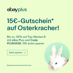Bild zu [nur noch heute] eBay: 15€ Rabatt auf Osterkracher für eBay Plus Mitglieder (ab 50€ Bestellwert)