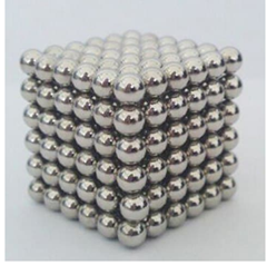Bild zu 216 Magnet-Silberbälle (Magnetwürfel) für 2,88€ inklusive Versand