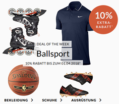 Bild zu Engelhorn Sport: 10% Extra-Rabatt auf Ballsportarten