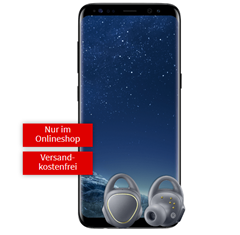 Bild zu [Super] Samsung Galaxy S8 & Gear IconX 2018 für 99€ (Wert 625,10€) im Vodafone Netz mit 50 Freiminuten, 50 Frei SMS und 2GB Daten für 16,99€/Monat
