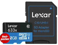 Bild zu Lexar High Performance 633x microSD UHS-I microSDHC 32GB für 9€