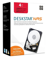Bild zu HGST 4 TB Interne HDD 24/7 NAS Festplatte (SATA 600, 7200 U/min) für 99,90€