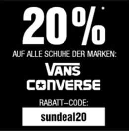 Bild zu Roland-Schuhe: nur heute 20% Rabatt auf Vans & Converse
