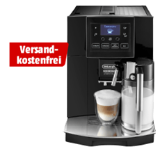 Bild zu DELONGHI ESAM 5556 B Kaffeevollautomat Silber/Schwarz (Kegelmahlwerk, 1.7 Liter Wassertank) für 399€ (Vergleich: 524,95€)