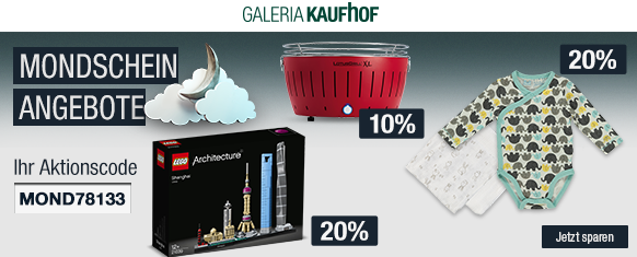Bild zu Galeria Kaufhof Mondschein Angebote, z.B. 20% Rabatt auf alle Lego Architecture Artikel