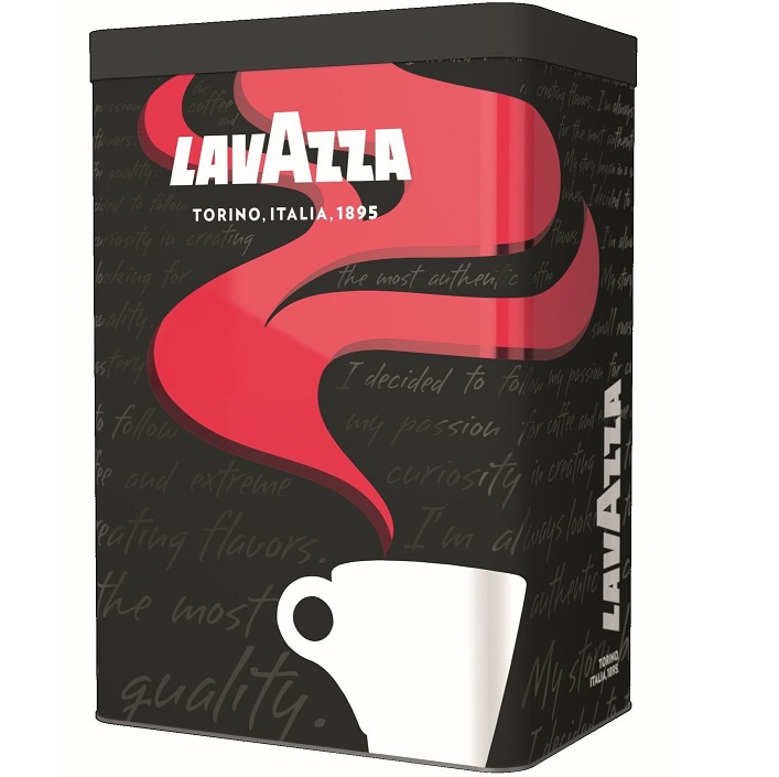 Bild zu 2 kg Lavazza Caffè Crema Classico Kaffeebohnen und 2 Design Dosen für 19,90€
