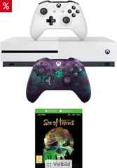Bild zu Xbox One S 1TB (Konsolen-Bundel, inkl. Sea of Thieves (DLC) + 2. Controller) für 234,95€ inkl. Versand (Vergleich: 308€)