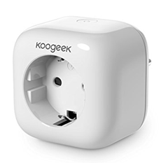 Bild zu Koogeek Smarthome Steckdose (funktioniert mit Alexa, Google Home + Apple HomeKit) für 25,99€