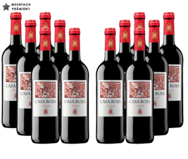 Bild zu 12er Paket – Casa Roja–Tempranillo (Rotwein) für 45€
