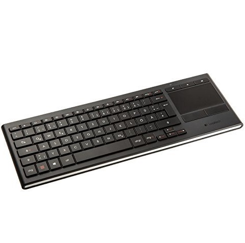 Bild zu Logitech K830 kabellose und beleuchtete Tastatur mit Touchpad für 44€ (Vergleich: 71,15€)
