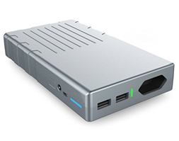 Bild zu Powerbank 20000mAh 220V/230V AC mit 100W Ausgang (Stromstecker) – und 2 USB outputs (2.1A&1A) für 153,98€