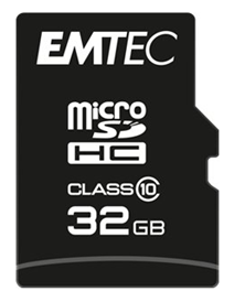 Bild zu Emtec Class 10 microSDHC Speicherkarte – 32GB für 8€