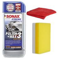 Bild zu Sonax XTREME Politur Polish&Wax 3 (500ml) inkl. Schwamm & Mikrofasertuch für 9,99€ (Vergleich: 14,89€)