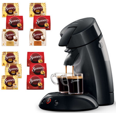 Bild zu PHILIPS SENSEO Kaffeepadmaschine HD7817/69 + 3 Packungen Senseo Pads für 44,99€ (Vergleich: 58,99€)