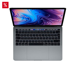 Bild zu Apple MacBook Pro (2018) Touch Bar Notebook (33,78 cm/13,3 Zoll, Intel Core i5, Iris Plus Graphics, 256 GB SSD) für 1.760,44€