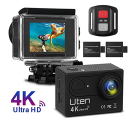 Bild zu Uten 4K 16MP Ultra Full HD Unterwasserkamera/Helmkamera für 38,99€