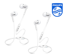 Bild zu Doppelpack Philips SHB5850 Bluetooth In-Ear Kopfhörer für 45,90€ (Vergleich: 69,80€)