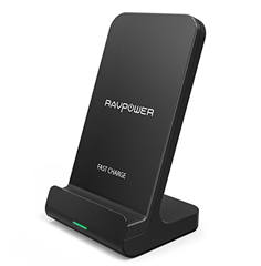 Bild zu RAVPower 10W Fast Wireless Ladegerät (für Qi-Geräte) für 12,99€