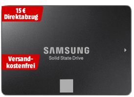 Bild zu SAMSUNG 860 EVO, 500 GB SSD, 2.5 Zoll, intern, Schwarz für 79,99€