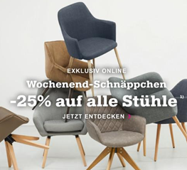 Bild zu Mömax: 25% Rabatt auf Stühle