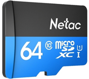 Netac P500 Klasse 10 64G Micro SDXC TF Flash-Speicherkarte Datenspeicherung