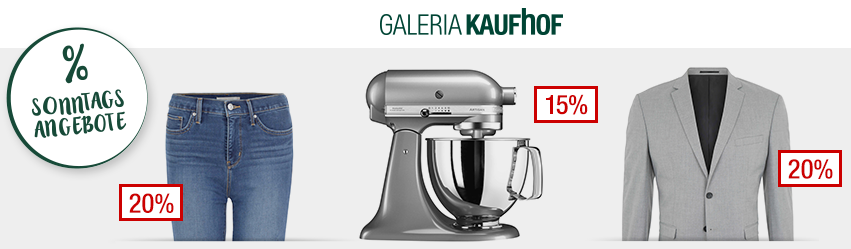 Bild zu Galeria Kaufhof Sonntags-Angebote, so z.B. 20% Rabatt auf Bettwäsche & Haushaltswäsche ausgewählter Marken
