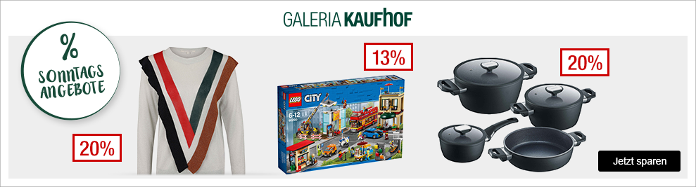 Bild zu Galeria Kaufhof Sonntags-Angebote, so z.B. 13% Rabatt auf Lego City, Lego Creator und Lego Friends