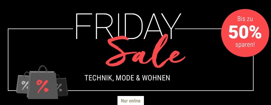 Bild zu Tchibo: Friday Sale mit bis zu 50% Rabatt auf ausgewählte Artikel aus den Bereichen Technik, Mode und Wohnen