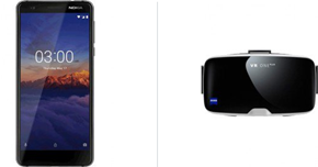 Bild zu Nokia 3.1 Dual SIM 16GB LTE + Zeiss VR One Plus für einmalig 49€ im Telefónica Smart Surf (1 GB Datenvolumen, 50 Frei-SMS, 50 Freiminuten) für 3,99€/Monat