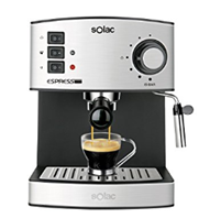 Bild zu Amazon.es: Solac CE4480 Espresso – Kaffeemaschine (1,25 Liter, 19 Bar, Milchaufschäumer) für 65,68€ inkl. Versand (Vergleich: 103,35€)