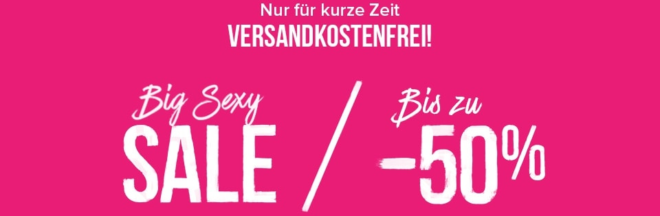 Bild zu Hunkemöller Big Sexy Sale: bis zu 50% Rabatt im Sale + kostenloser Versand